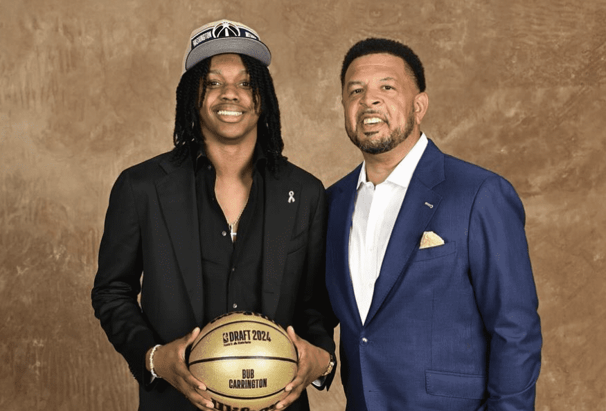 in a recent survey released by the NBA, many GMs across the sport think that Bub Carrington will be a star in the future. 